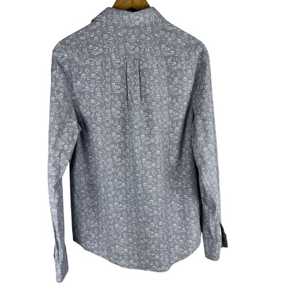 Original Penguin Button Down Gray & White Bowling Ball‎ & Pins Shirt Size Medium - Picture 9 of 9